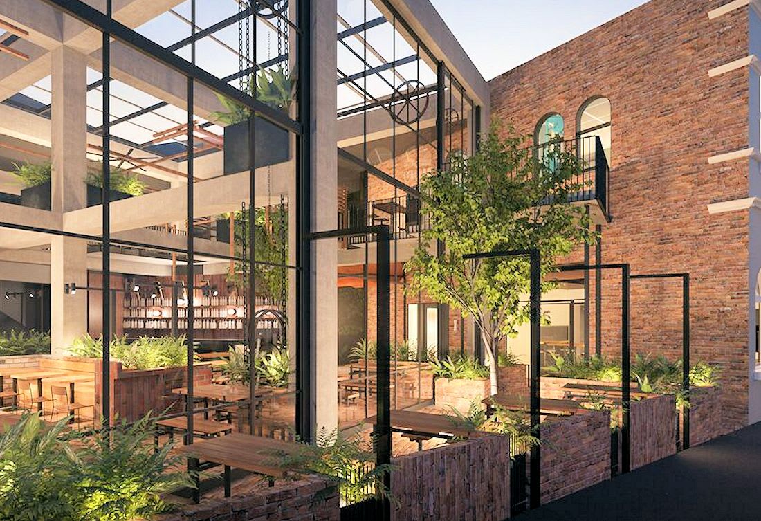 A model whereby apartments and hotels coexist