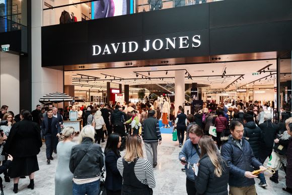 Unveiling the new David Jones department store. Image supplied Probuild Delivers Final Major Stage of The Glen Development