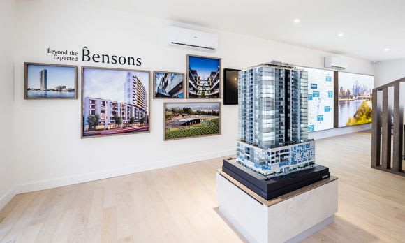 The interior of Liberty One's display suite. Image: Bensons Property Group Bensons Property Group to launch Liberty One project in Footscray this weekend