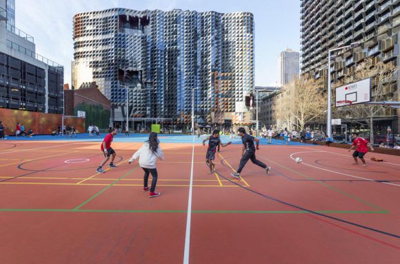 Urban Square, A'Beckett Street. © John Gollings Episodic Urbanism: The RMIT urban spaces project (1996-2015)