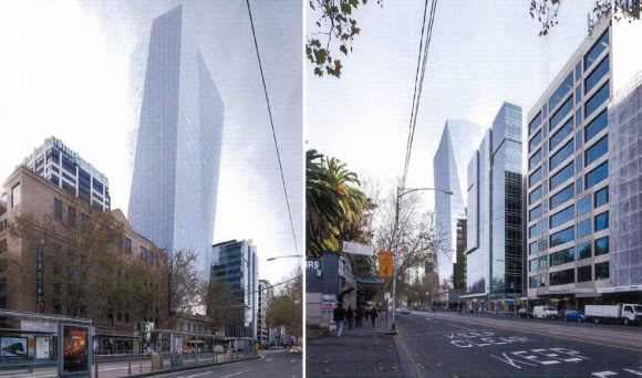 Artists' renders of the rejected development. Image © K2LD 1-5 Queen Street rejected by City of Melbourne