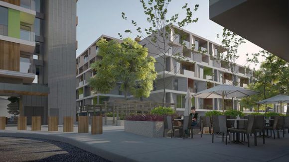 Early vision for East Brunswick Village. Image courtesy JAM Architects East Brunswick Village a step closer to reality
