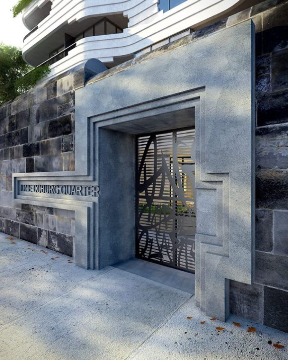 A refashioned bluestone entrance. Image courtesy Future Estate Pentridge reborn: what Coburg Quarter holds for the public
