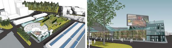 Alternate scheme for the QVM renewal by Friends of Queen Victoria Market. Image: John McNabb via The Age The Queen Victoria Market Renewal pushes ahead
