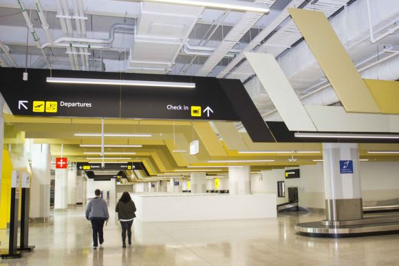 The check-in area of T4, image from www.t4you.com.au The new T4 at Tullamarine opens