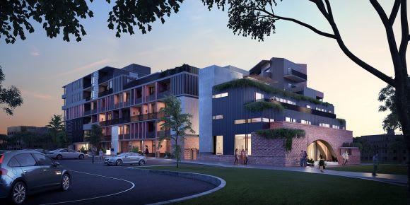 Hawke + King, exterior view. Image courtesy of The Brunswick Group. Six Degrees of separation: Hawke + King