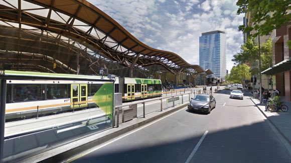 View along Spencer Street towards the proposed office tower. Image: Cbus Property Top Cop Shop: 311 Spencer Street gains City of Melbourne support