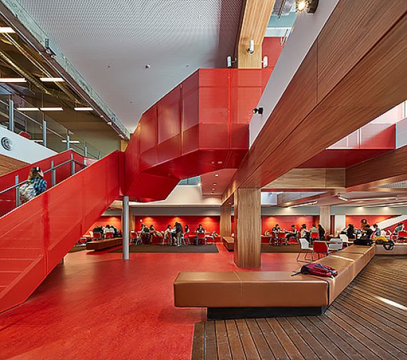 RMIT's New Academic Street claimed six awards. Image: Supplied Lyons leads charge at Vic Architecture Awards with RMIT's New Academic Street