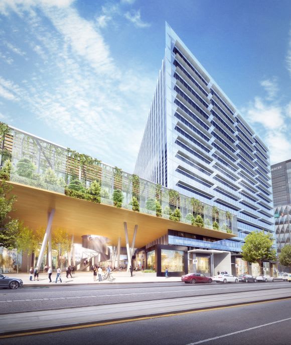 A new Collins Street perspective. Image: Lendlease Lendlease steps in on One Melbourne Quarter