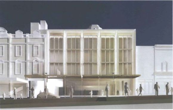 Just a podium? © Bates Smart Blink and you'll miss it > The revised Palace Theatre proposal