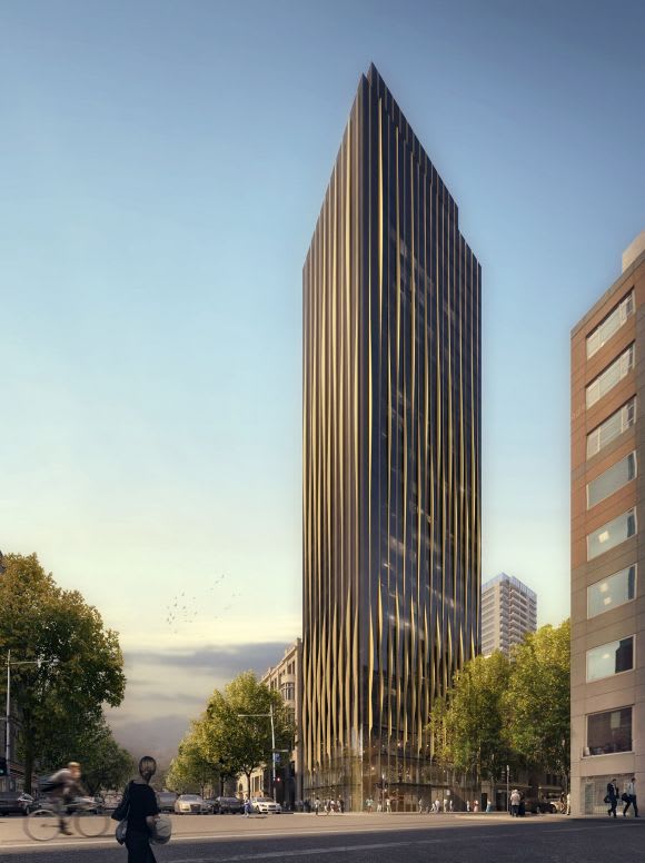 Quincy Hotel is well underway at 33 King Street. Image: BPM A closer look at Melbourne's booming hotel sector