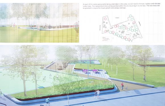 Public open space improvements are underway Docklands Places and Spaces, part four: Batmans Hill and Stadium