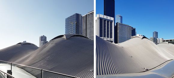 Southern Cross Station up close. Docklands Places and Spaces, part four: Batmans Hill and Stadium