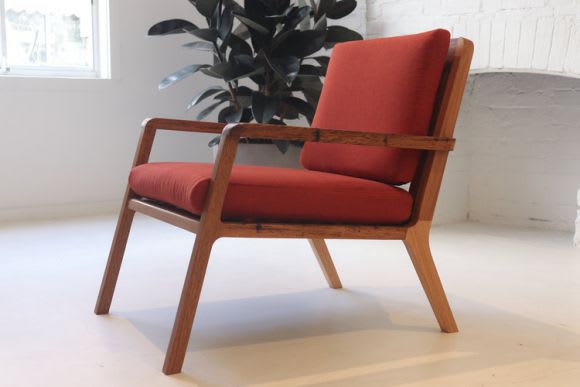 Ingrain Designs Recycled Messmate Chair Australian-made furniture perfect for apartments