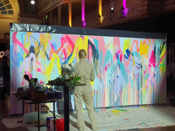 Dulux's low VOC and allergy-friendly paint art installation Highlights of Equinox Evolution Melbourne 2019