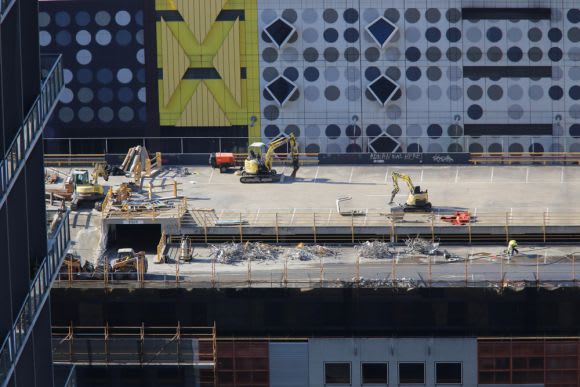 Onsite demolition works are underway. Image courtesy Oh Yes Melbourne The CBD's tallest building officially begins construction