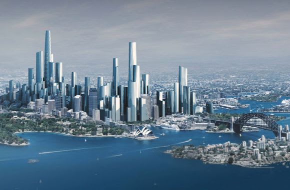Bates Smart's vision for Sydney in 2050. Credit: Bates Smart The future of Sydney’s skyline: 9 tallest skyscrapers by 2025