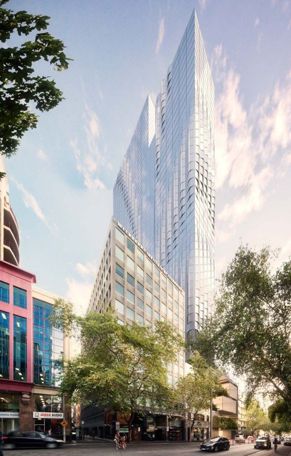 Artist's perspective from Lonsdale Street. Image courtesy PDS Group Quality development begins at street level