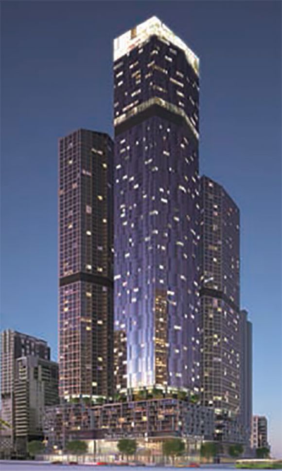 Ritz Carlton at 250 Spencer Street. Image © Far East Consortium Melbourne set to join the 300 club