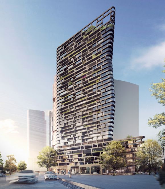 272-280 Normanby Road. Image: proUrban 272-280 Normanby adds to Hayball's dominant Fishermans Bend portfolio