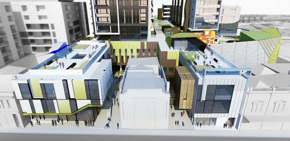 A new Richmond Plaza. Image © SJB Is the stand-alone supermarket consigned to history?