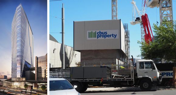 311 Spencer Street's core has commenced its ascent. Images: Cbus Property | redden Is 2018 the year of commercial for the Melbourne market?