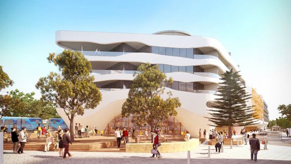 A working image for Hampton Station precinct. Image: epc.Pacifric On the right track: Ormond Place gets the green light