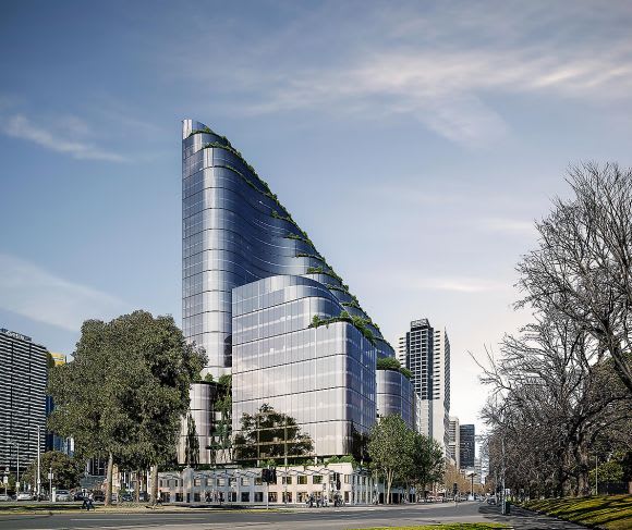 A reimagined 388 William Street. Image: Sinclair Brook A reimagined 388 William Street. Image: Sinclair Brook