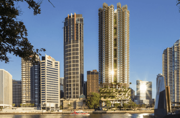 443 Queen Street. Credit: Cbus Property NEW PHOTOS: Latest construction update of 7 QLD projects