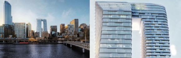 447 Collins Street by SHoP and Woods Bagot. Star(chitect) Wars: Episode IV - A New Hope?