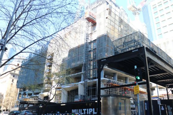 Collins Arch. Image originally posted by Mark Baljak A snapshot of Melbourne's construction - September 2018