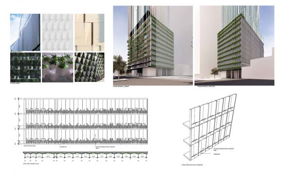 Podium design response. © Elenberg Fraser Victoria One - 452 Elizabeth Street