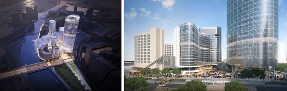 Proposal for KPMG's new HQ and further commercial buildings at the WTC. Flinders Street West set for further change
