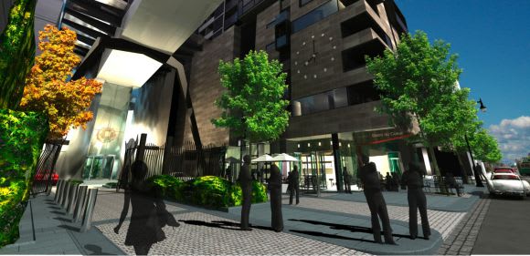 Meinhardt acted as landscape architect for 661 Chapel Street, South Yarra Tall buildings and the public realm