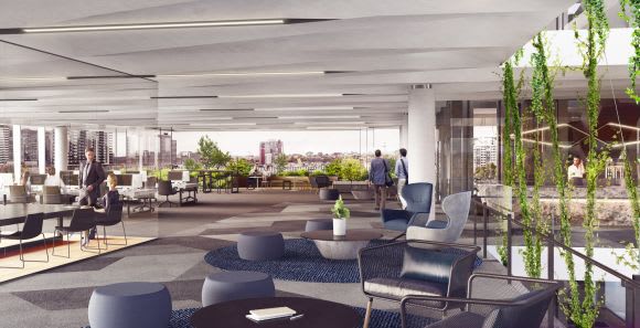 Office interior. Credit: Elenberg Fraser Elenberg Fraser's Vicki Karavasil discusses Market Lane's biophilic design approach