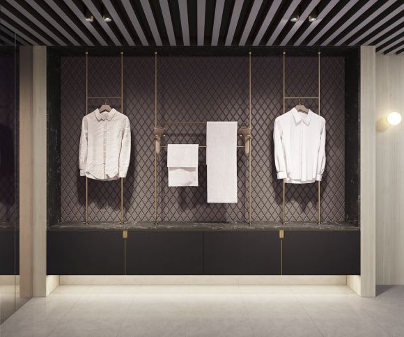 Market Lane's end-of-trip facilities. Credit: Elenberg Fraser Elenberg Fraser's Vicki Karavasil discusses Market Lane's biophilic design approach