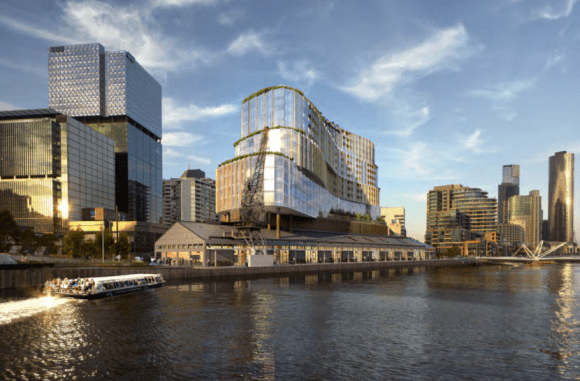731-739 Flinders Street, Docklands. Image: Riverlee Flinders Street West set for further change