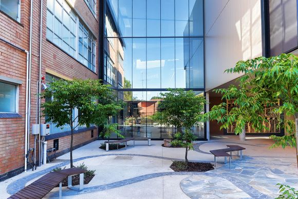 Old meets new at Marcellin College. Image : Supplied First stage of Marcellin College's 10 year Master Plan complete