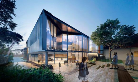 PLC Performing Arts Centre. Image courtesy Root Projects Australia Five noteworthy education projects flying under the radar