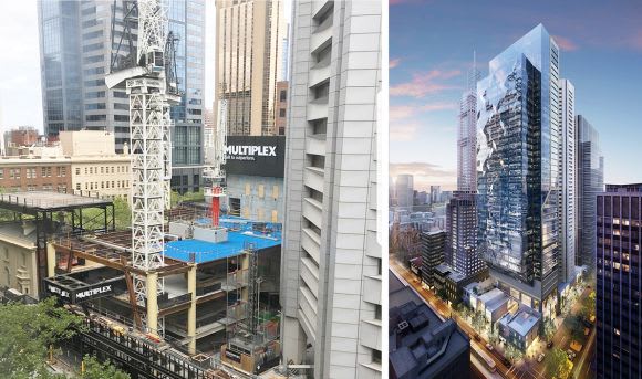 80 Collins Street construction progress. Images : RCP Aus / Scharp Is 2018 the year of commercial for the Melbourne market?