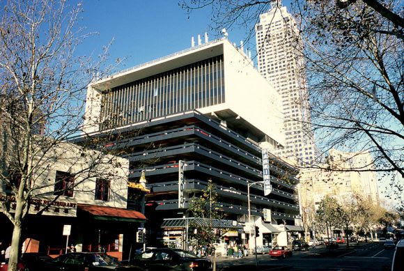 The existing Total Car Park. Image courtesy melbourneheritage.org.au Planning Application > 180 Russell Street, Melbourne