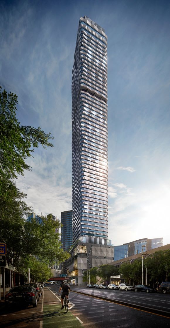 88 Melbourne hero perspective. Image courtesy of New Sky Group New Sky thinking: 88 Melbourne