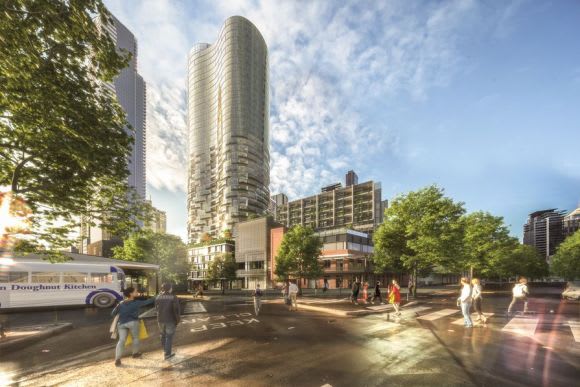 Rendering of QVN by PDG Design Top 30 Architects and Developers, changing the way we live in Australia 2019