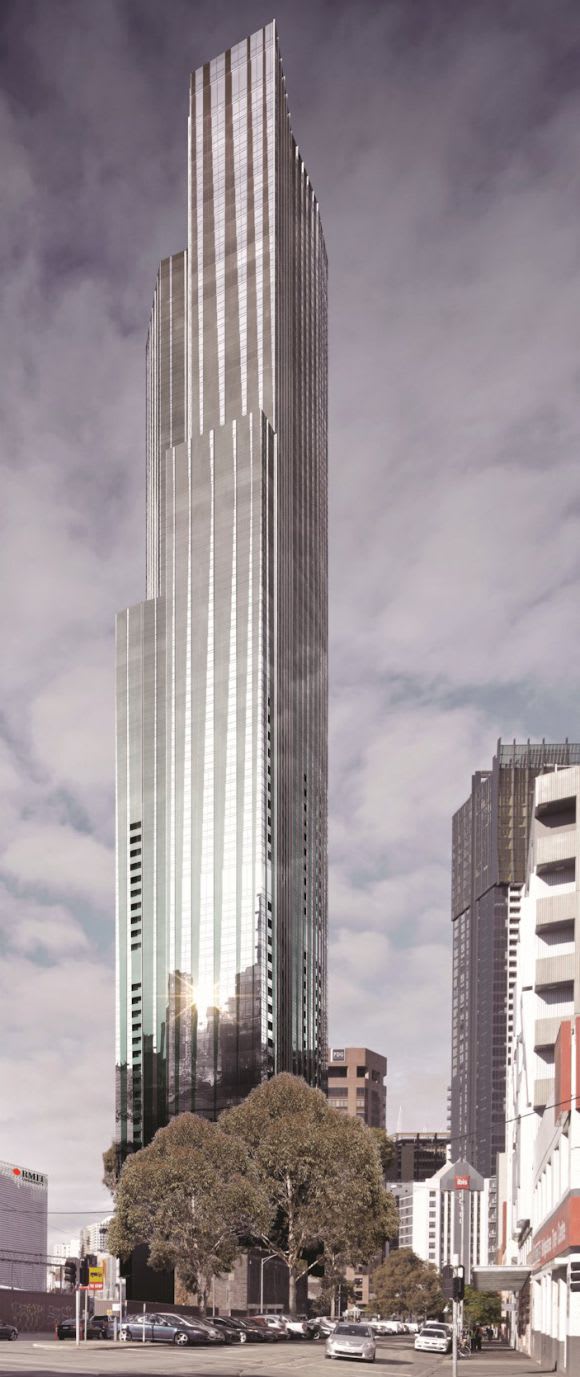 8 Bouverie Street. Image courtesy Colliers 8 Bouverie Street a giant amongst Melbourne development sites