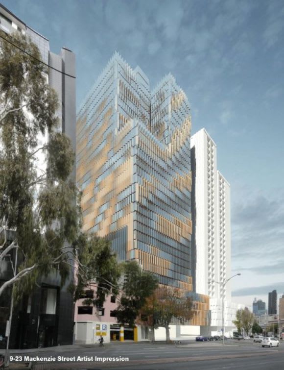 Elenberg Fraser scheme for 9-23 Mackenzie Street. © Elenberg Fraser Mack to the Future > 9-23 Mackenzie Street