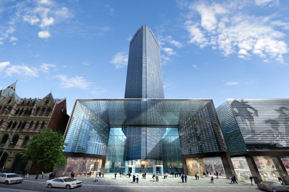 F2 Architecture vision for Rialto with open space maintained. Image © F2 Architecture Rialtooooohh boy! Is this 525 Collins Street's redevelopment unveiled?