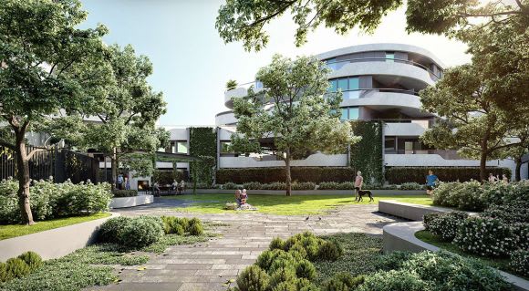 Hawthorn Park is set in a verdant landscape setting designed by Jack Merlo. Image : Supplied Jack Merlo sheds light on the landscape design for Hawthorn Park