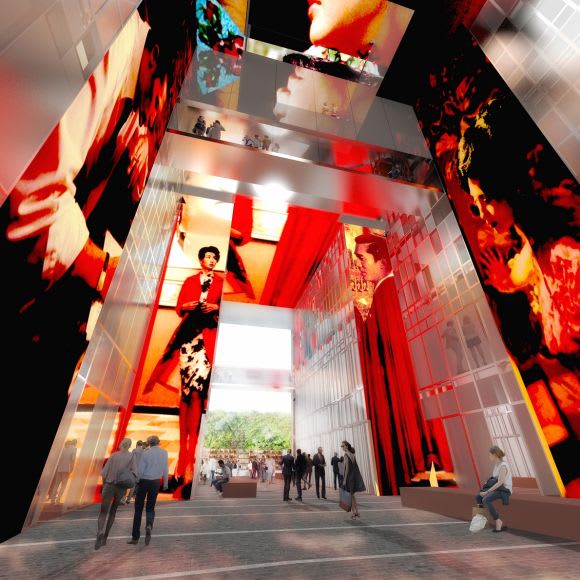 Digital Art Arcade. Image courtesy Stirling Global Très Bien! Atelier Jean Nouvel/Architectus and Sterling Global on 383 La Trobe Street (part one)
