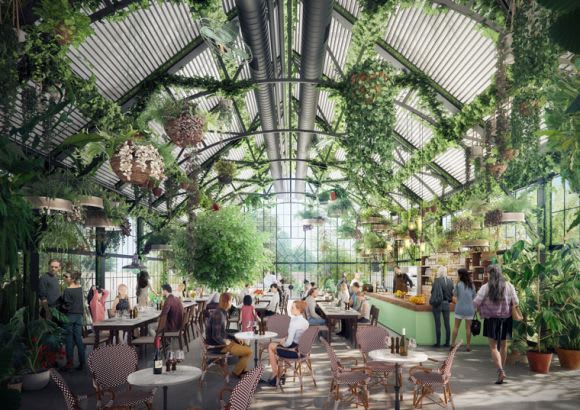 Acre restaurant at Burwood Brickworks. Credit: Frasers Property Burwood Brickworks set to become the world’s most sustainable retail development