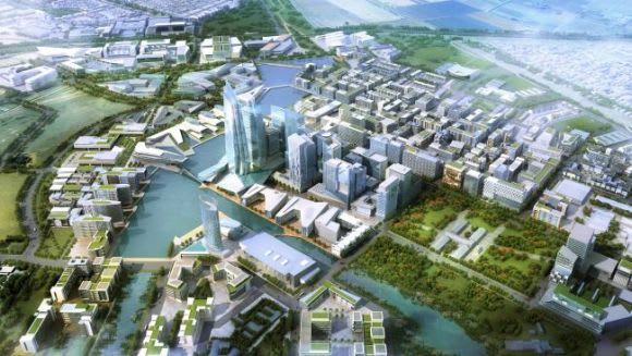 Mega masterplanned development comes to Melbourne - image via the Herald Sun East Werribee, Australian Education City and what to do about public transport